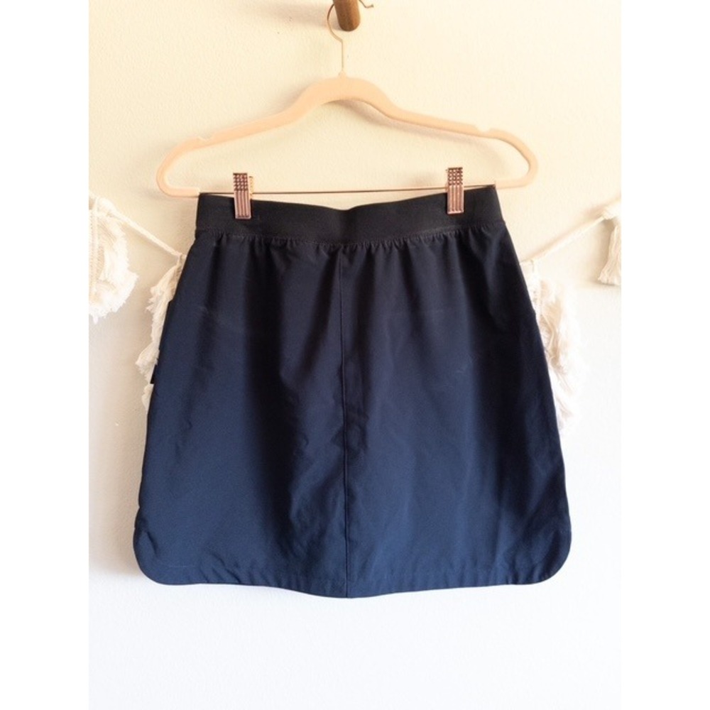 Nautica Girls School Uniform Skort Size 14 Regular Navy Blue Shorts Underneath